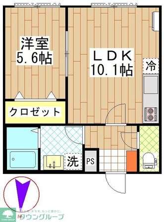 シャトームートン新船橋の物件間取画像